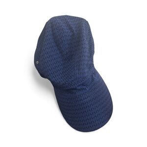 Lululemon Blue Black Ventilated Adjustable Hat One Size